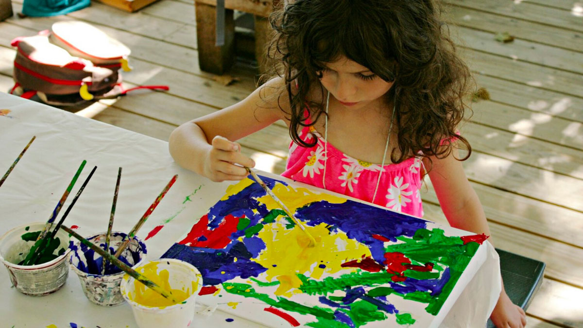 Family Painting in the Park